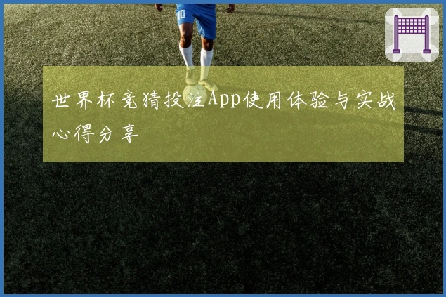 世界杯竞猜投注App使用体验与实战心得分享